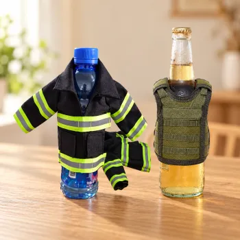 Flaschenwesten & Flaschendeko