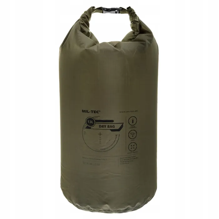 Dry Bag - 13 Liter - Oliv