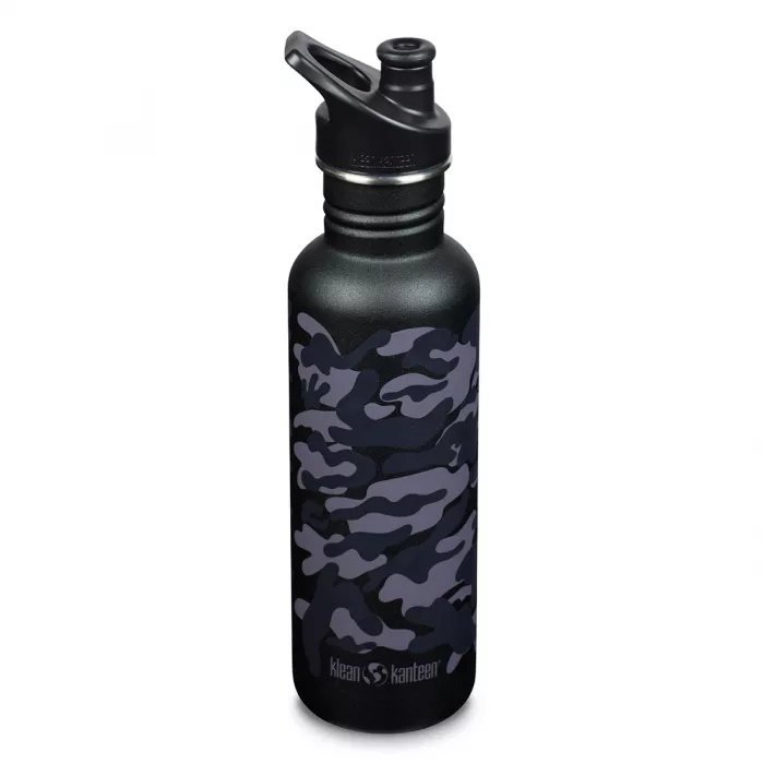 Klean Kanteen Trinkflasche tarn - einwandig - ca. 800 ml - Dark Camouflage