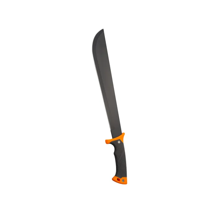 Machete Bolo mit Scheide, ABS-Griff, Orange / Schwarz