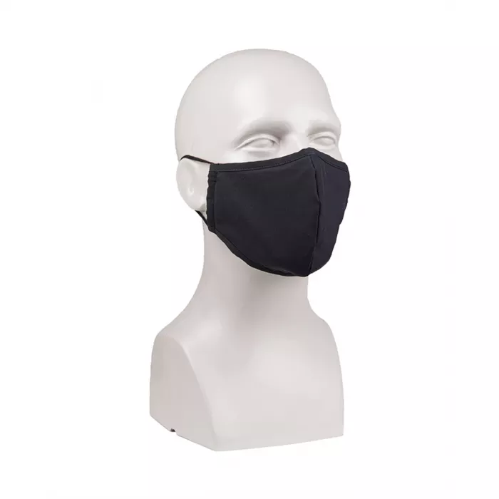 Mund-Nase-Abdeckung / Community Maske - Wide Shape - Schwarz