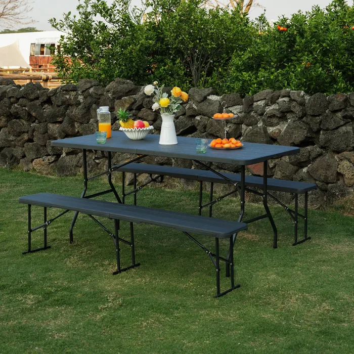 NC1618 Campingtisch Nils Camp in Anthrazit