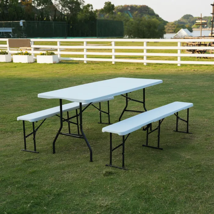 NC1618 Campingtisch Nils Camp in Weiss