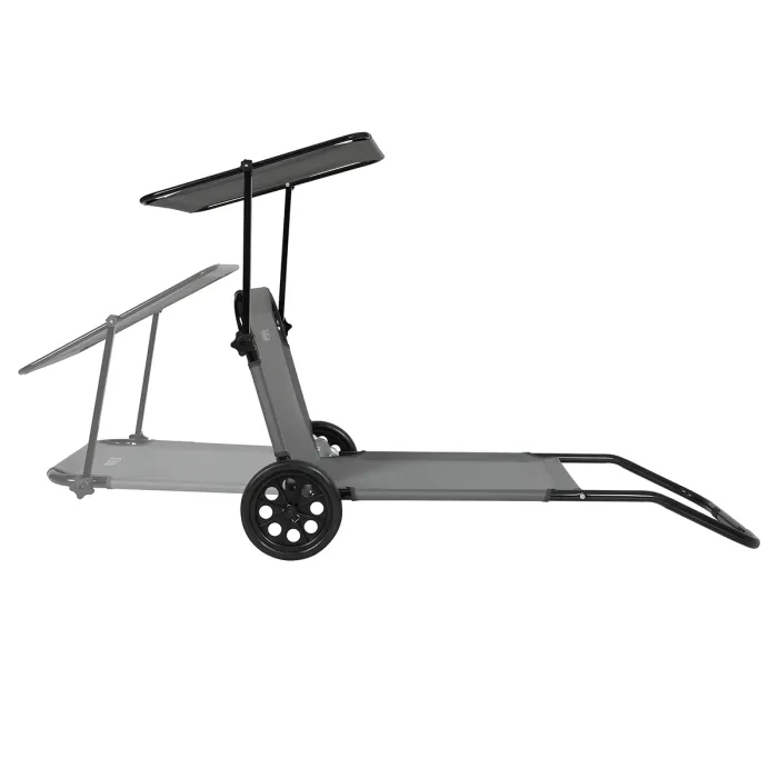 NC3307 Liegestuhl in Grau Größe 148x52x57cm