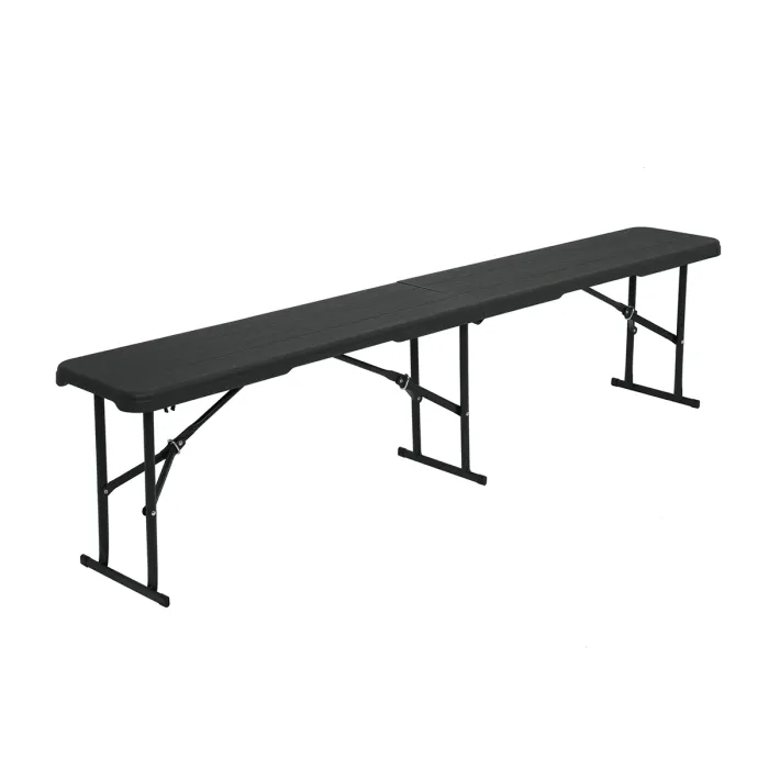 NC3404 Klappbare Gartenbank 183cm in Anthrazit