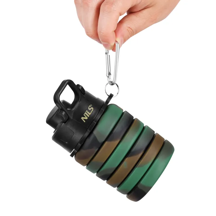 NC4106  Silikon-Trinkflasche, Faltbar, 500 ml