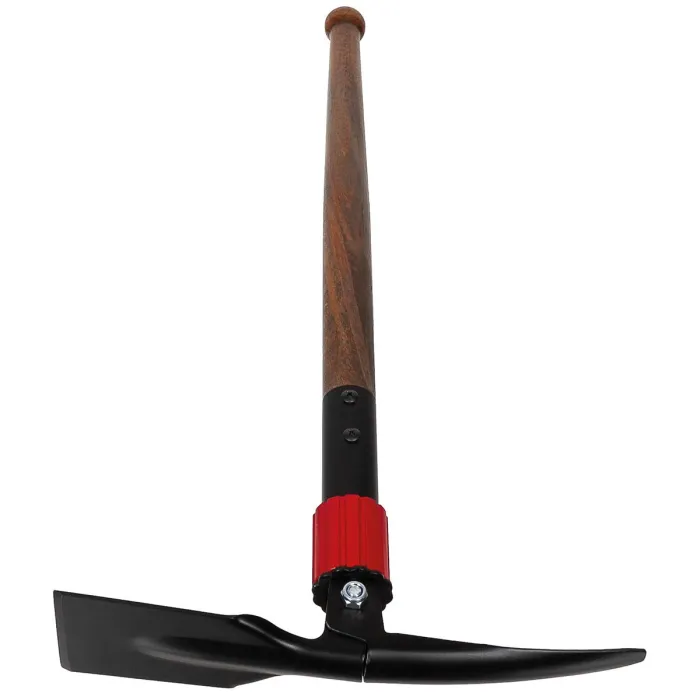Pickel klappbar mit Holzstiel (Hacke 30cm / Stiel 60cm)
