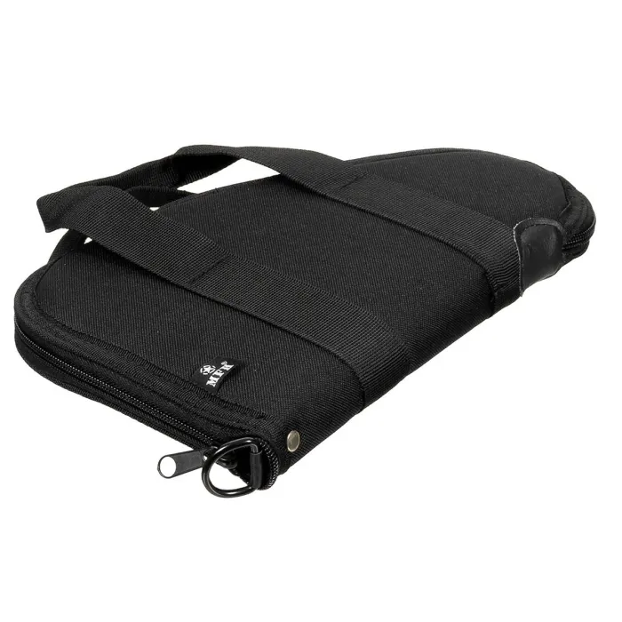Pistolentasche mit Tragegriffen, abschließbar, Small (30cm), Schwarz