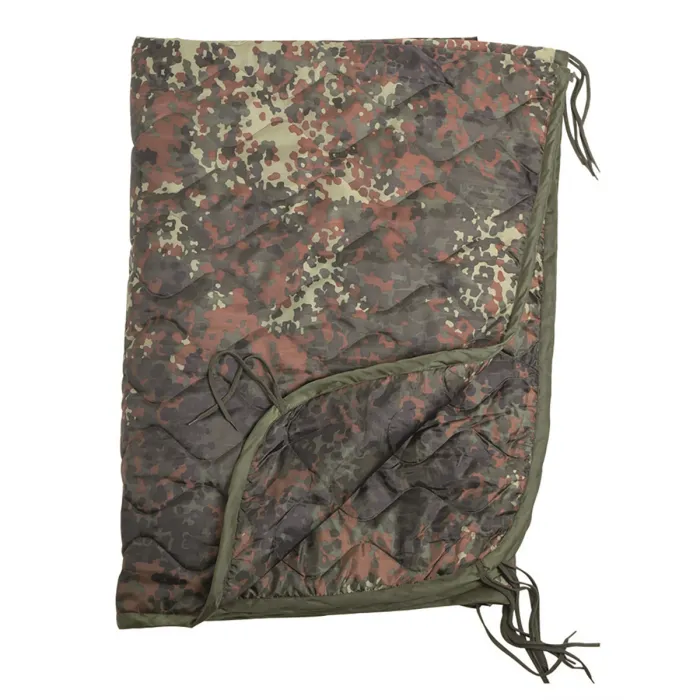 Poncho Liner ( Steppdecke ) - BW Flecktarn - 210x150cm + Packsack