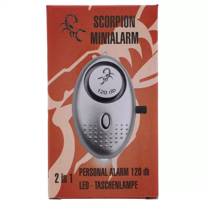 Scorpion Personalalarm 120 db Silber