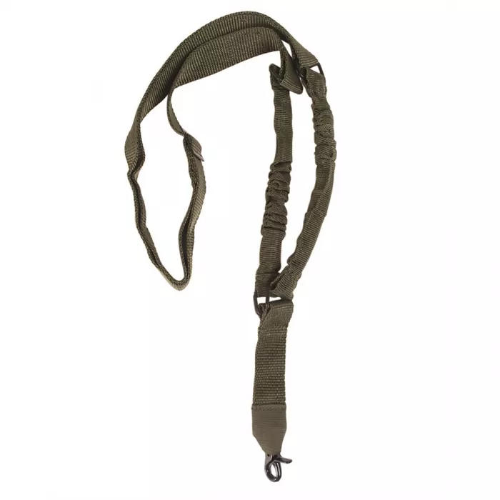 Tactical Gewehrgurt / Tragegurt mit Bungee (65-123cm), 1-Punkt, Oliv