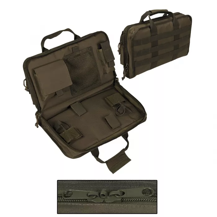 Tactical Pistolentasche /  Pistol Case, abschliessbar, Large (40cm), Oliv