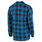 Holzfällerhemd, schwere Qualität, Blau / Schwarz kariert, Größe XL