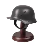 Mini Helm M16 - Deutscher Stahlhelm 1. WK (Nachbildung) mit Standfuß / Holzständer