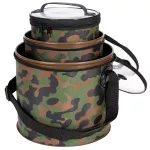 Trendex® Tasche / Eimer / Stacker Rund  - 7,5 Liter - Camouflage