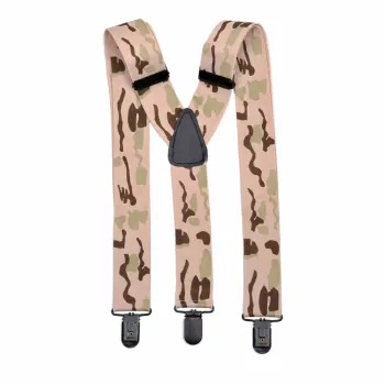 Blöchl Hosenträger 3-Farben Desert in Y-Form mit drei Clips