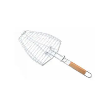 Edelstahl Fischgriller - doppelt...