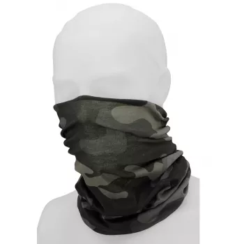 Multifunktionstuch (Schlauchschal) für Kopf, Gesicht, Hals - Einheitsgröße - Dark Camouflage