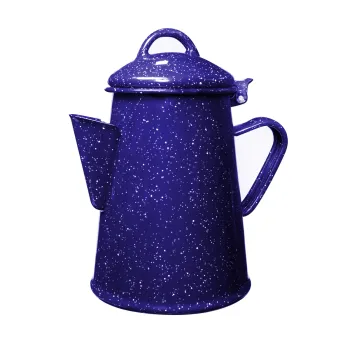 Emaille Kaffeekanne 1,2 L Blau