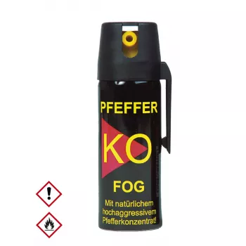 Pfefferspray K.O. FOG Sprühnebel – 50ml - 11 % OC / 2,5 Mio. Scoville