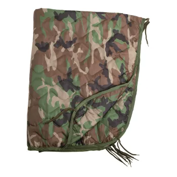 Poncho Liner ( Steppdecke ) - US Woodland - 210x150cm + Packsack