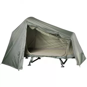 Red Carp® BIVYY Spezial - Zelt für Liegen - mit Fliegenschutz - Oliv