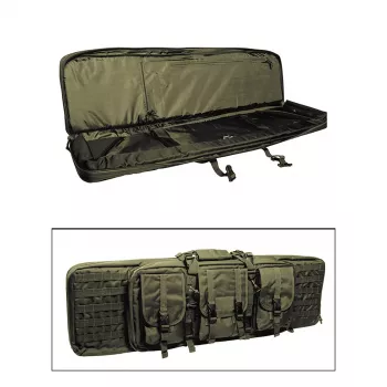 Gewehrtasche / Rifle Case "Large" - für Langwaffen bis 100cm, abschließbar, Oliv