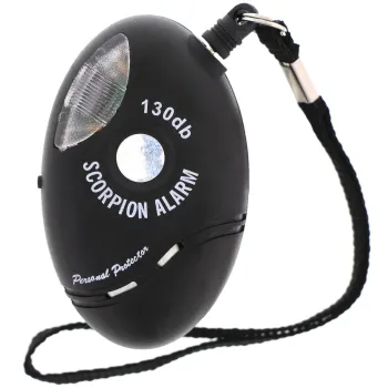 Scorpion Personalalarm 130 db Schwarz mit Türalarm