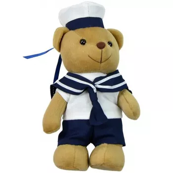 Teddybär, Navy, ca. 20 cm hoch