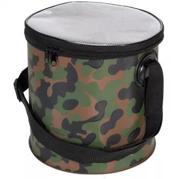 Trendex® Tasche / Eimer / Stacker Rund  - 7,5 Liter - Camouflage